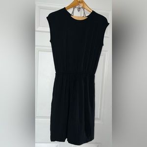 Banana Republic Black Waist Tie Dress with Pockets Size XS EUC